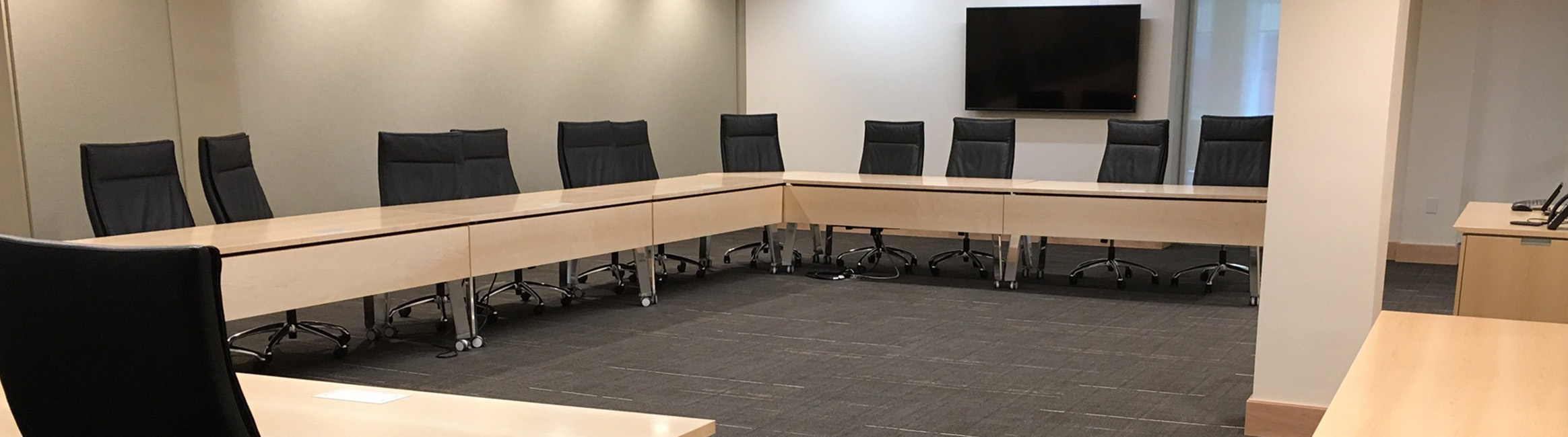 Photo of the board room in Cabell Library